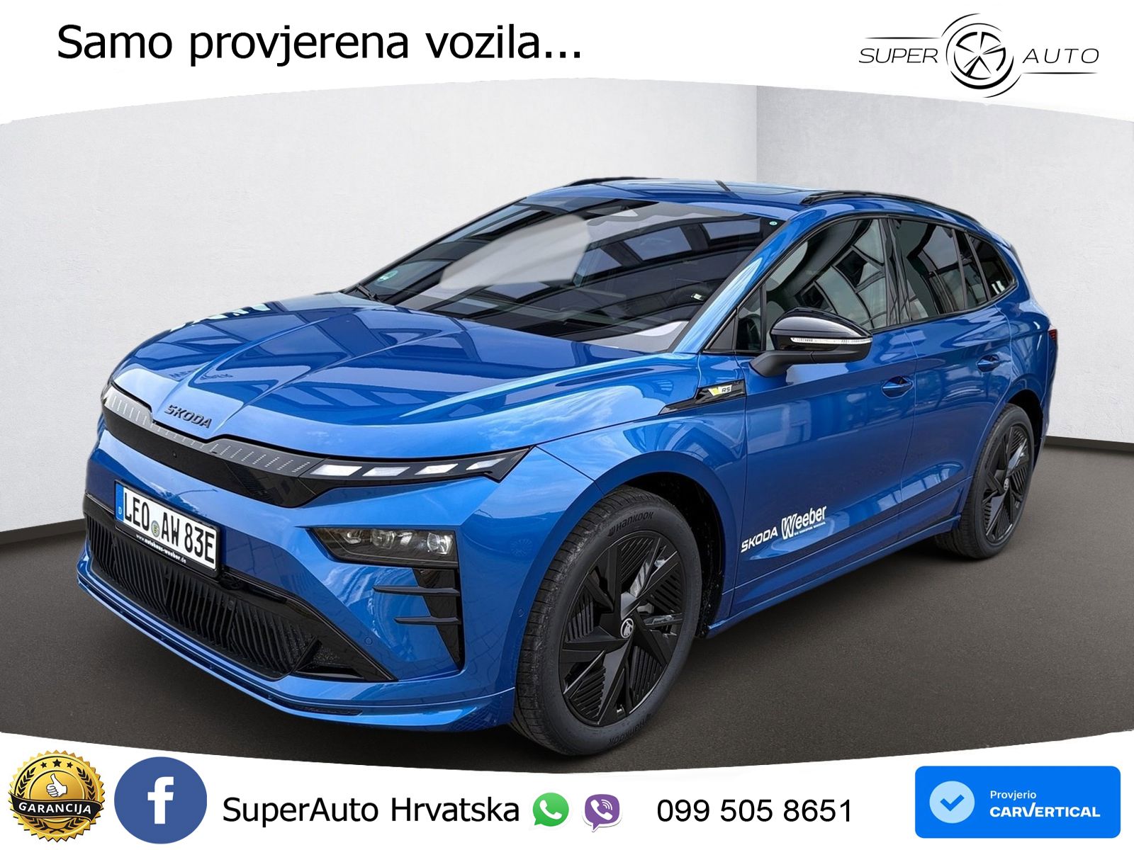 Škoda Enyaq RS 84 kWh (340 KS) AWD