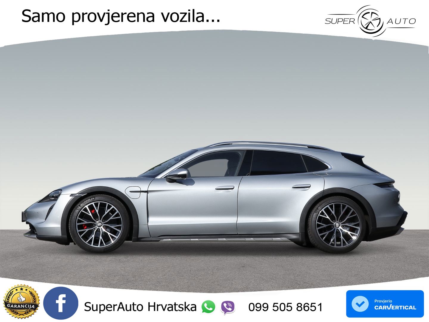 Porsche Taycan Cross Turismo 4S 93.4 kWh (571 KS)