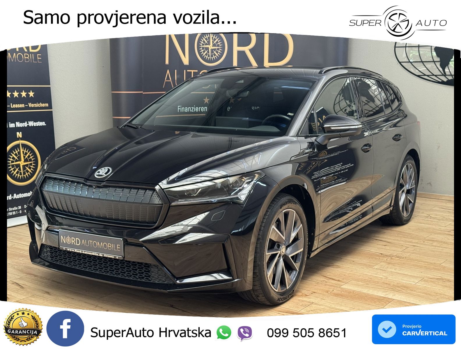 Škoda Enyaq iV 80 82 kWh (204 KS) SportLine LED+GR SJED+ACC