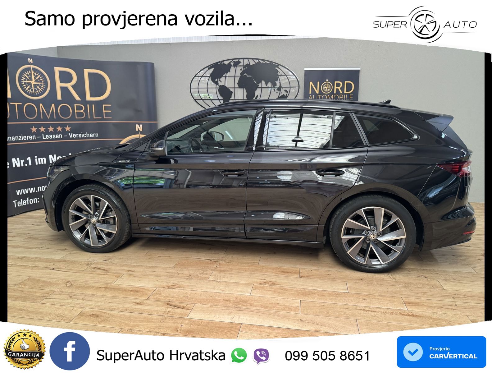 Škoda Enyaq iV 80 82 kWh (204 KS) SportLine LED+GR SJED+ACC