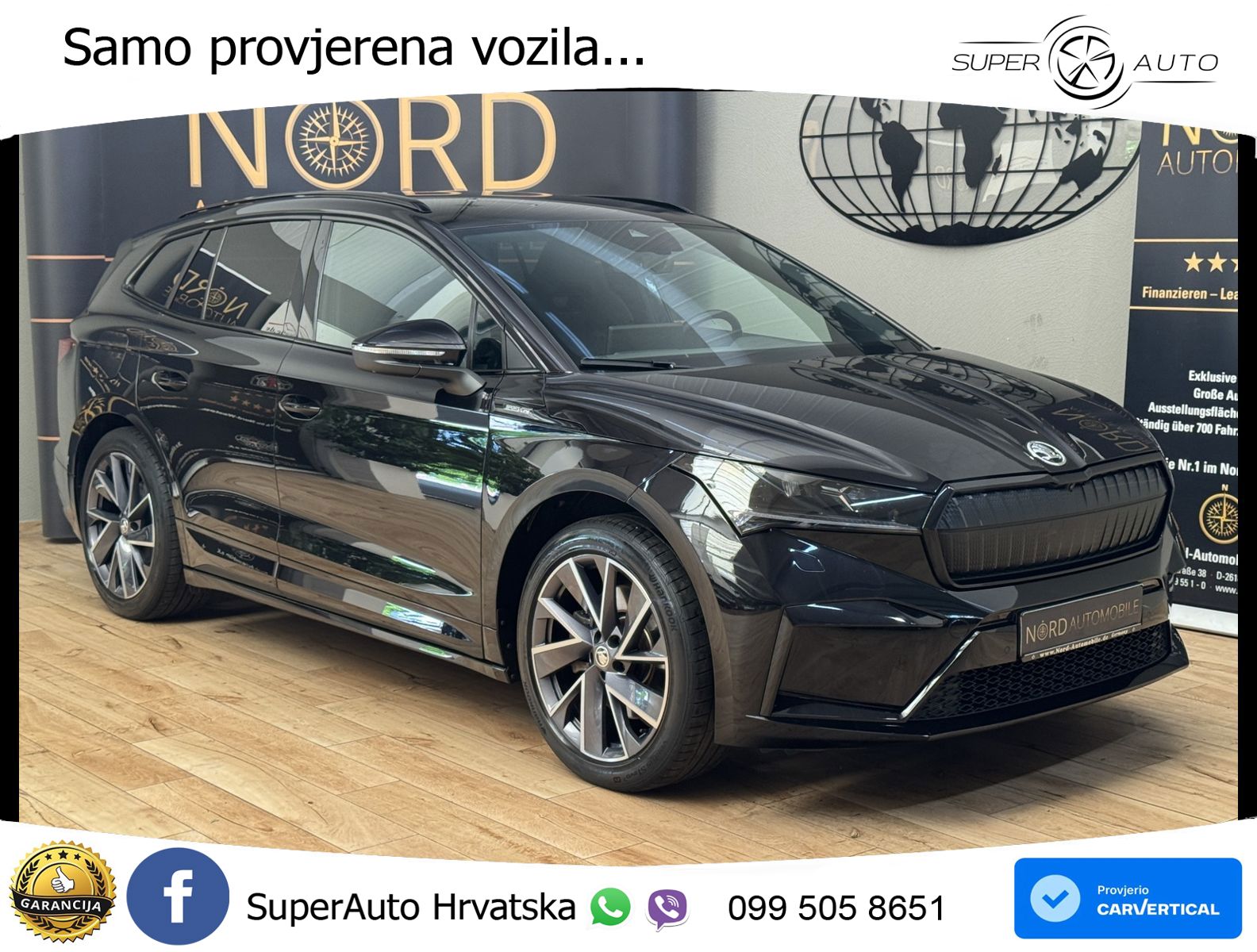 Škoda Enyaq iV 80 82 kWh (204 KS) SportLine LED+GR SJED+ACC