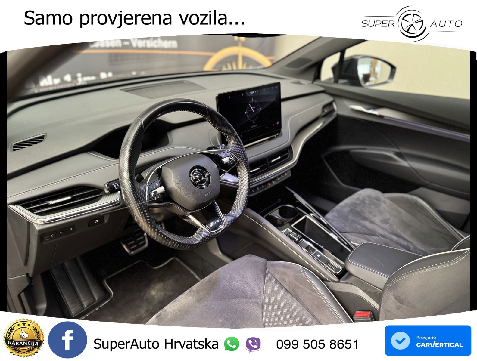 Škoda Enyaq iV 80 82 kWh (204 KS) SportLine LED+GR SJED+ACC