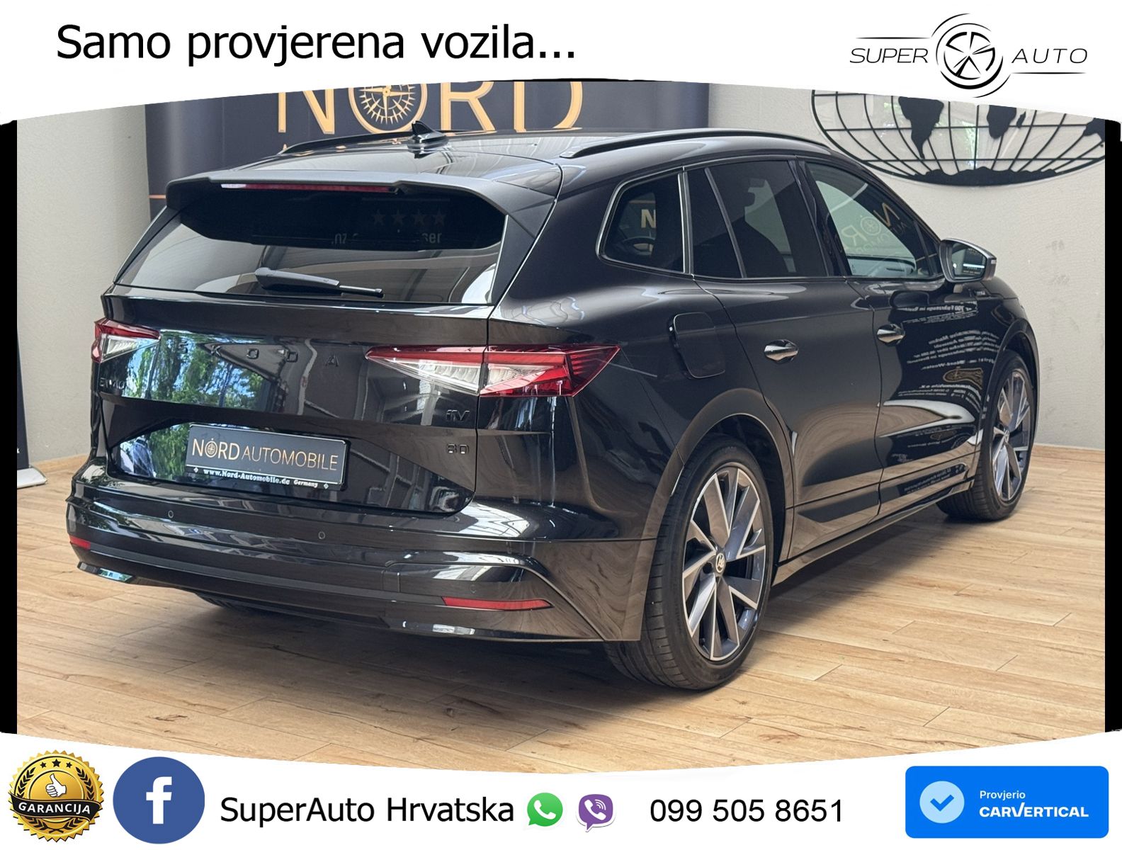 Škoda Enyaq iV 80 82 kWh (204 KS) SportLine LED+GR SJED+ACC