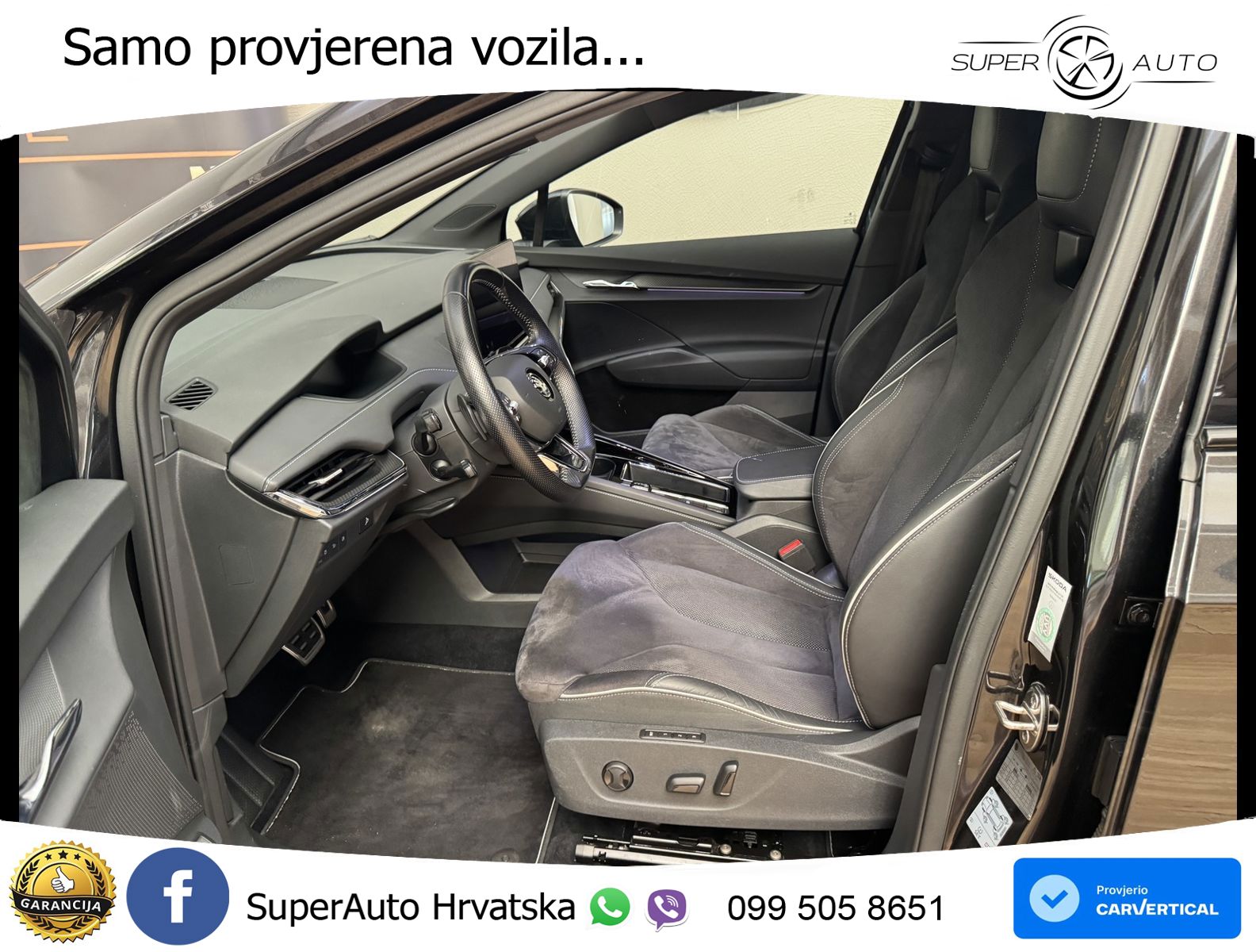 Škoda Enyaq iV 80 82 kWh (204 KS) SportLine LED+GR SJED+ACC