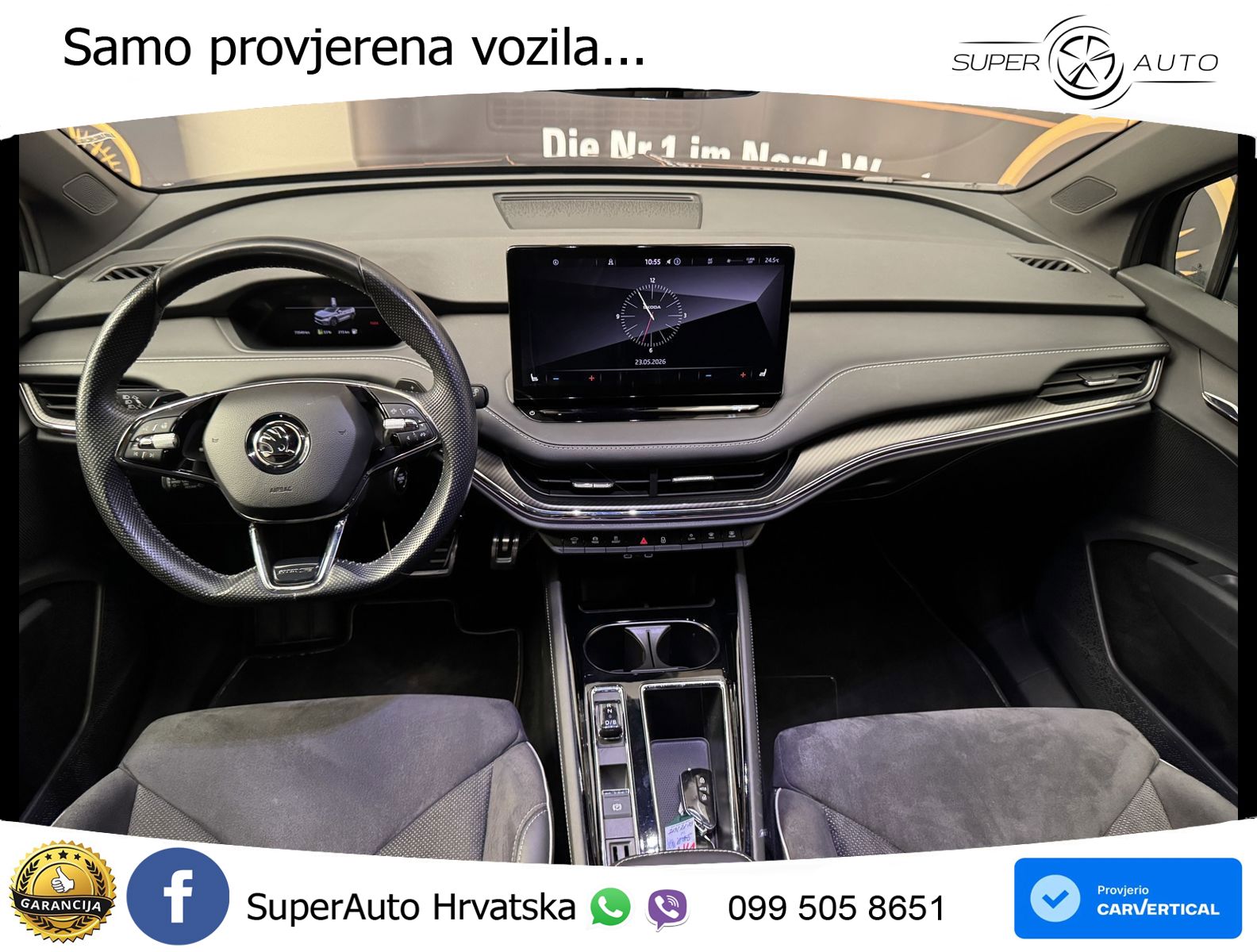 Škoda Enyaq iV 80 82 kWh (204 KS) SportLine LED+GR SJED+ACC