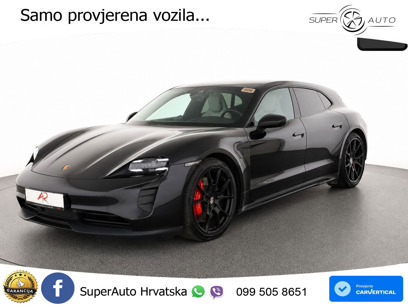 Porsche Taycan Sport Turismo GTS Performance Plus 93.4 kWh (598 KS)