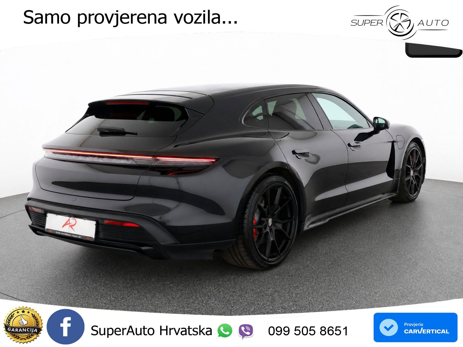 Porsche Taycan Sport Turismo GTS Performance Plus 93.4 kWh (598 KS)