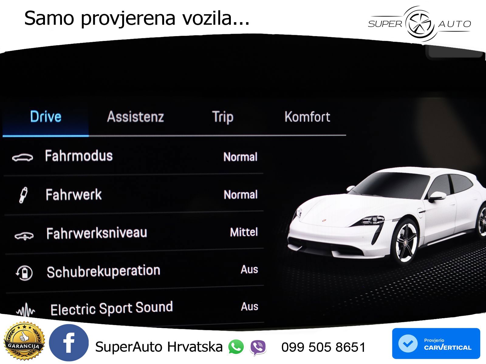 Porsche Taycan Sport Turismo GTS Performance Plus 93.4 kWh (598 KS)
