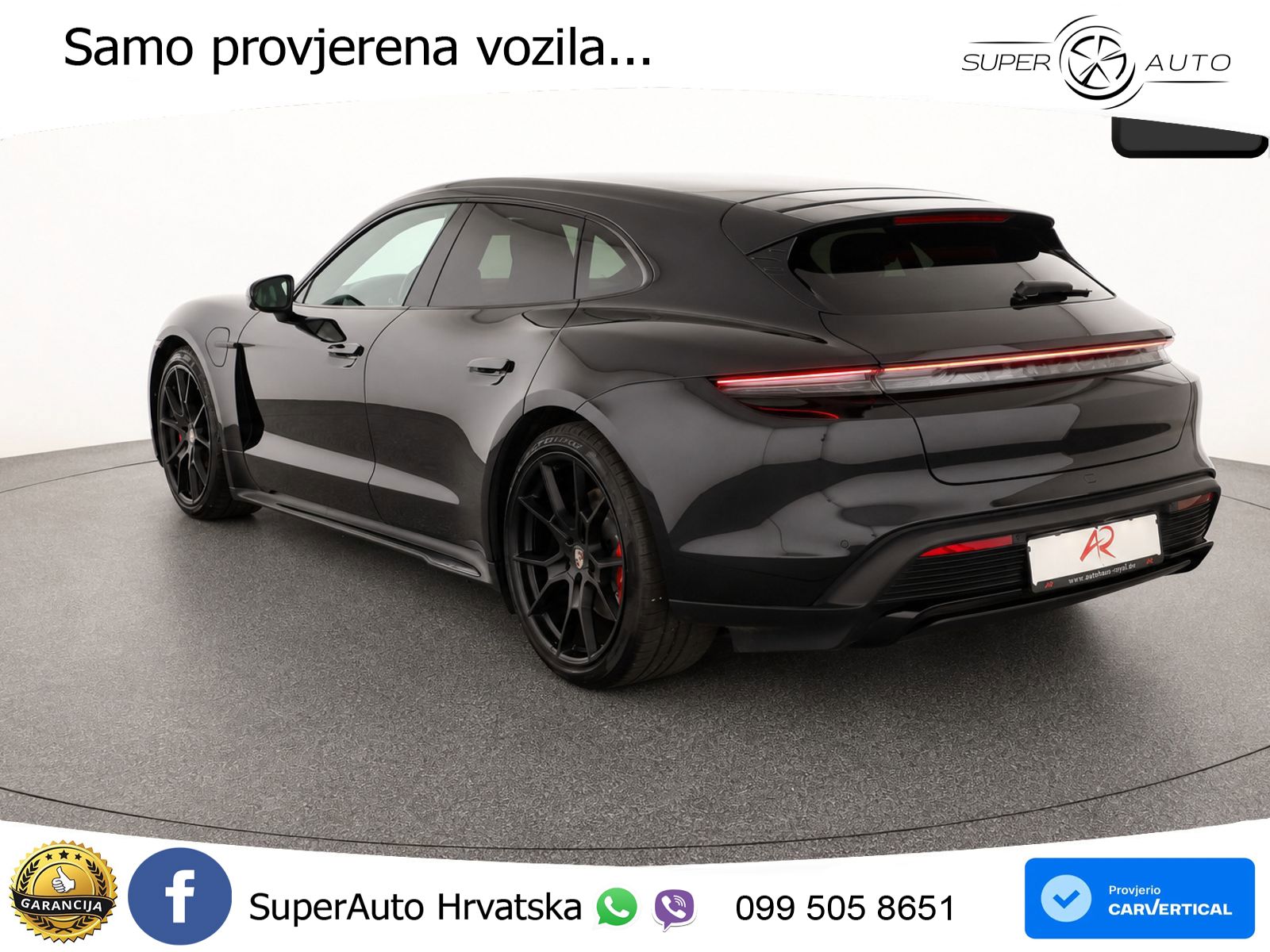 Porsche Taycan Sport Turismo GTS Performance Plus 93.4 kWh (598 KS)