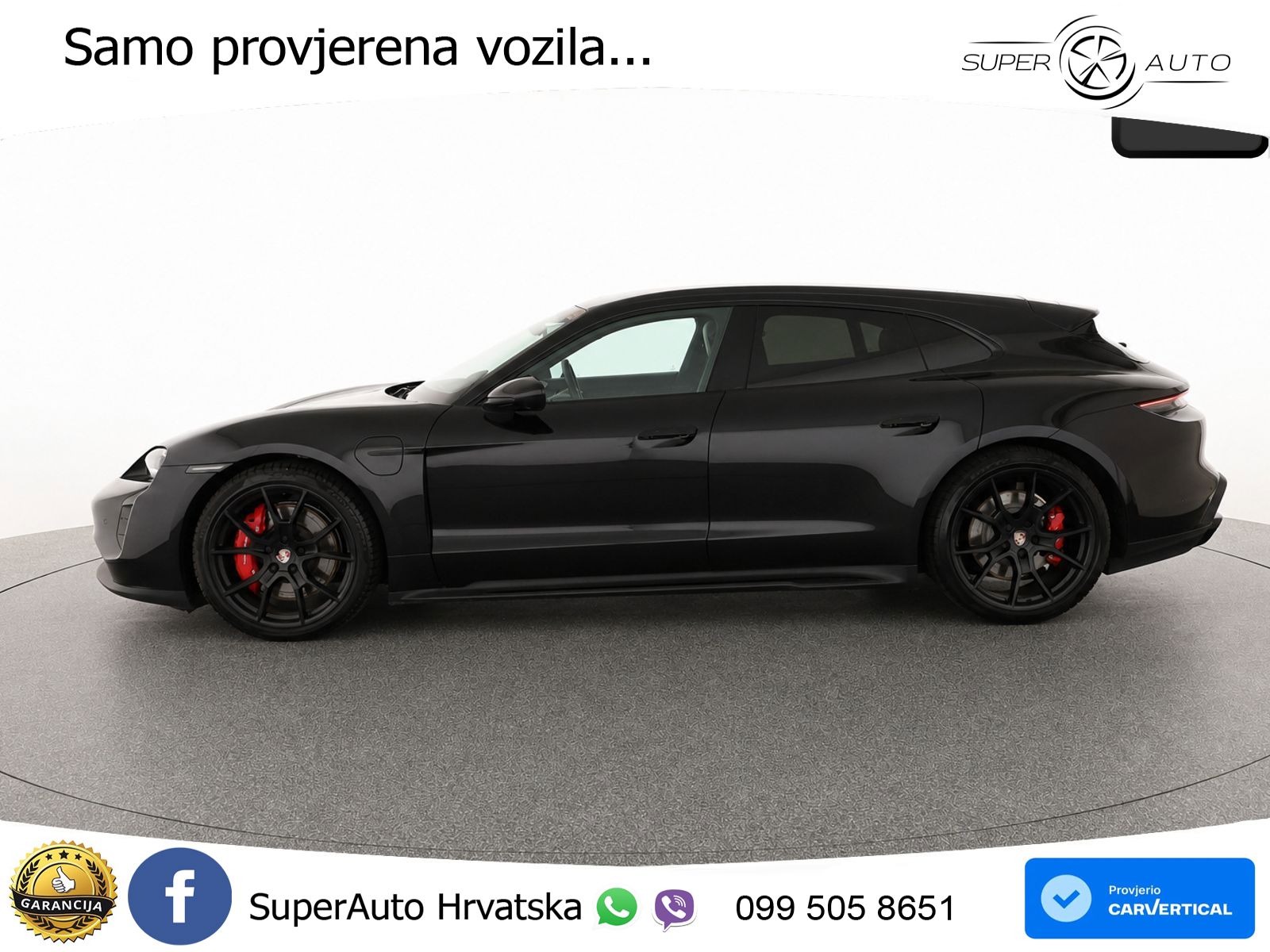Porsche Taycan Sport Turismo GTS Performance Plus 93.4 kWh (598 KS)