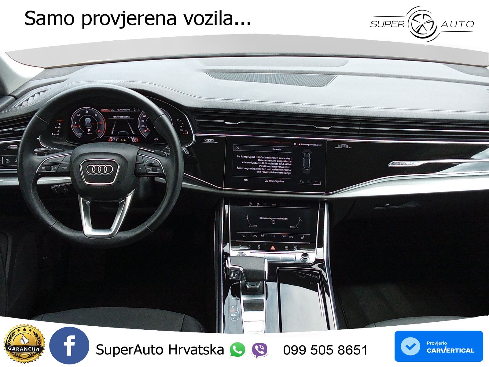 Audi Q8 50 TDI V6 (286 KS) quattro Tiptronic