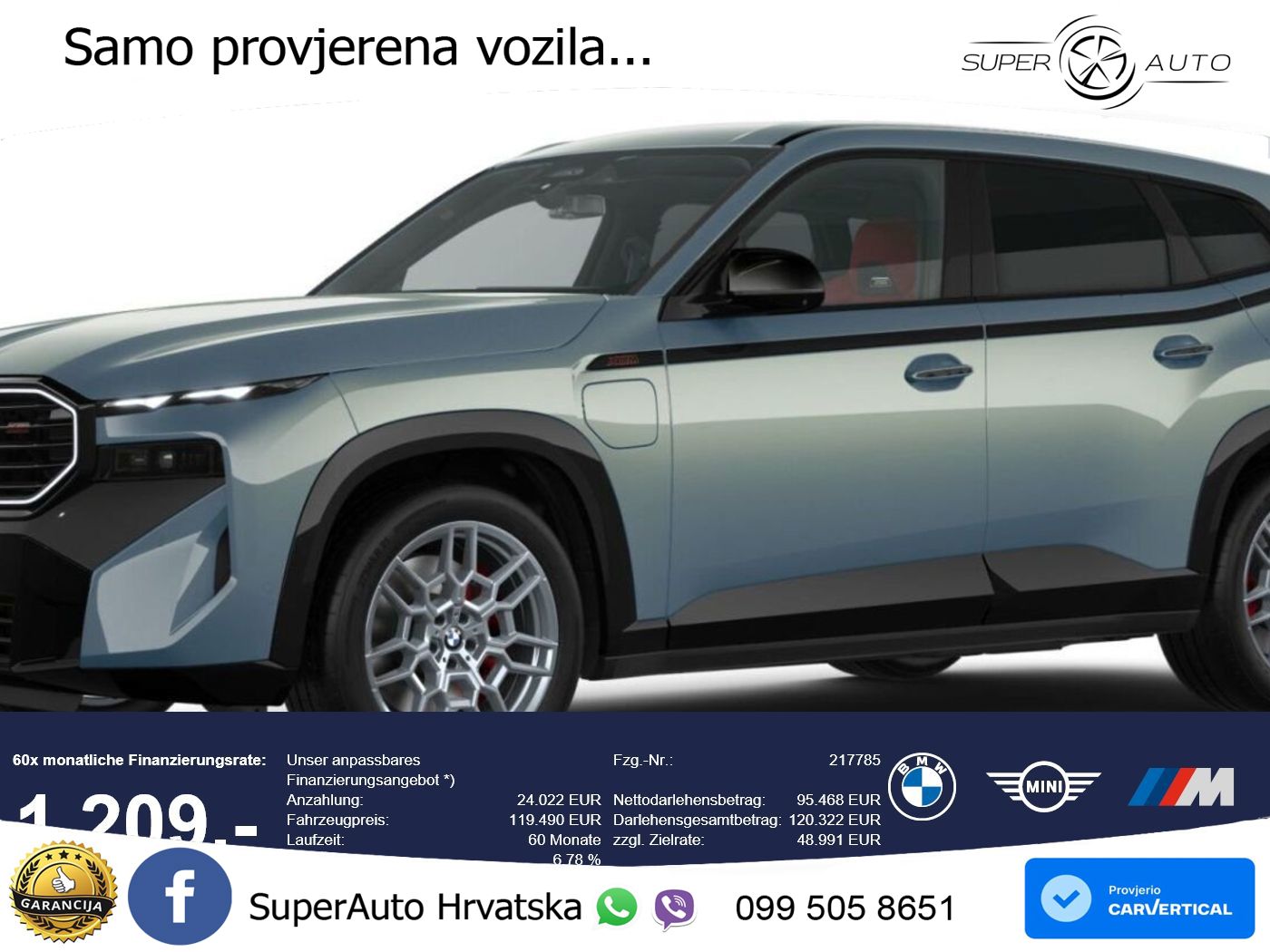 BMW XM 4.4 V8 (653 KS) xDrive Steptronic