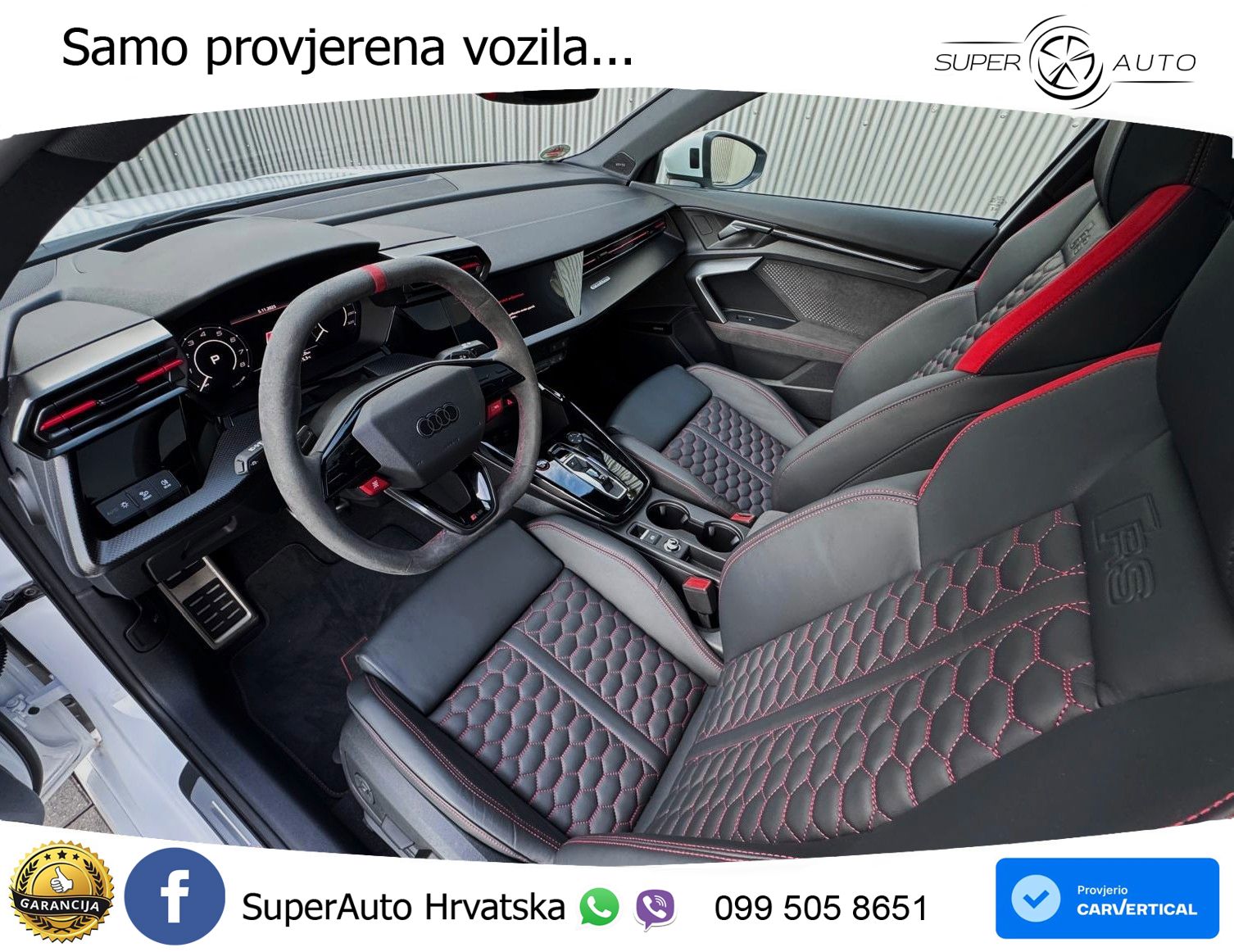 Audi RS3 Sedan 2.5 TFSI (400 KS) quattro S tronic LED+GR SJED+ACC