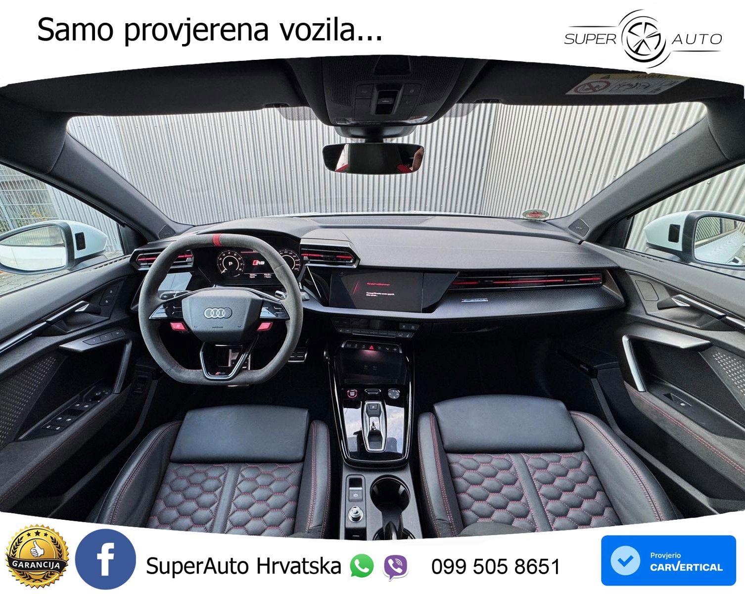 Audi RS3 Sedan 2.5 TFSI (400 KS) quattro S tronic LED+GR SJED+ACC