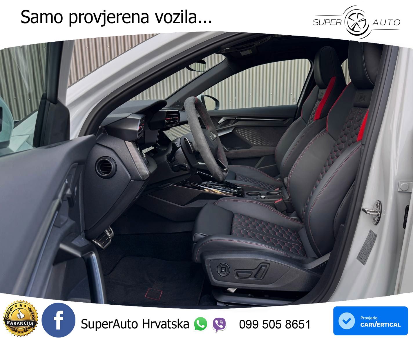 Audi RS3 Sedan 2.5 TFSI (400 KS) quattro S tronic LED+GR SJED+ACC