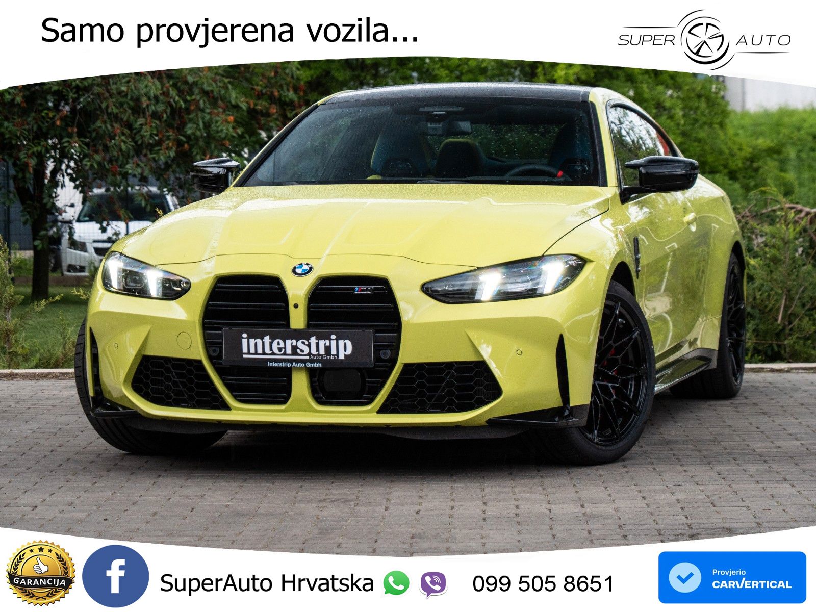 BMW M4 Competition 3.0 (530 KS) xDrive Steptronic LED+GR SJED+ACC