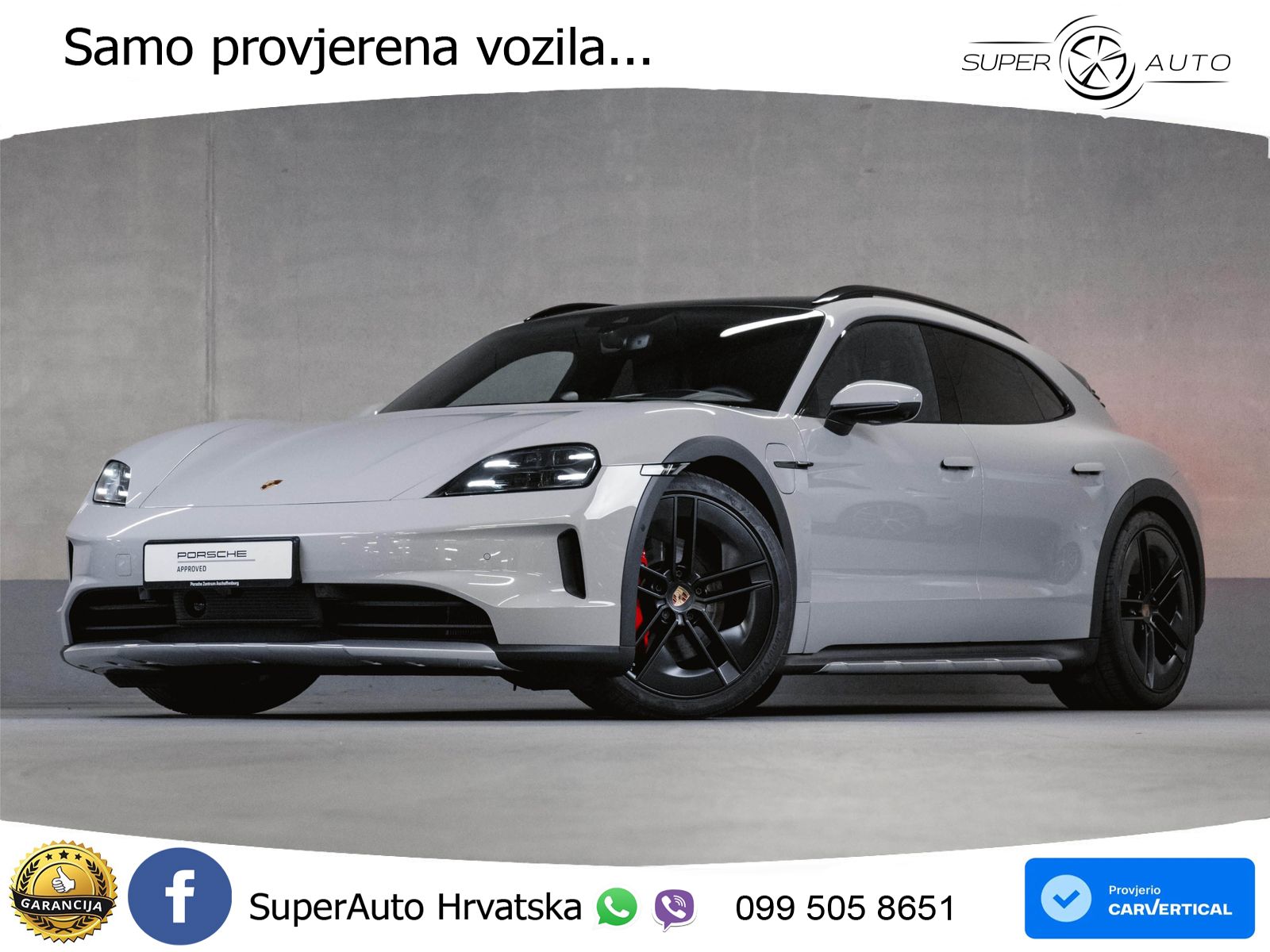 Porsche Taycan Cross Turismo 4S 105 kWh (598 KS)
