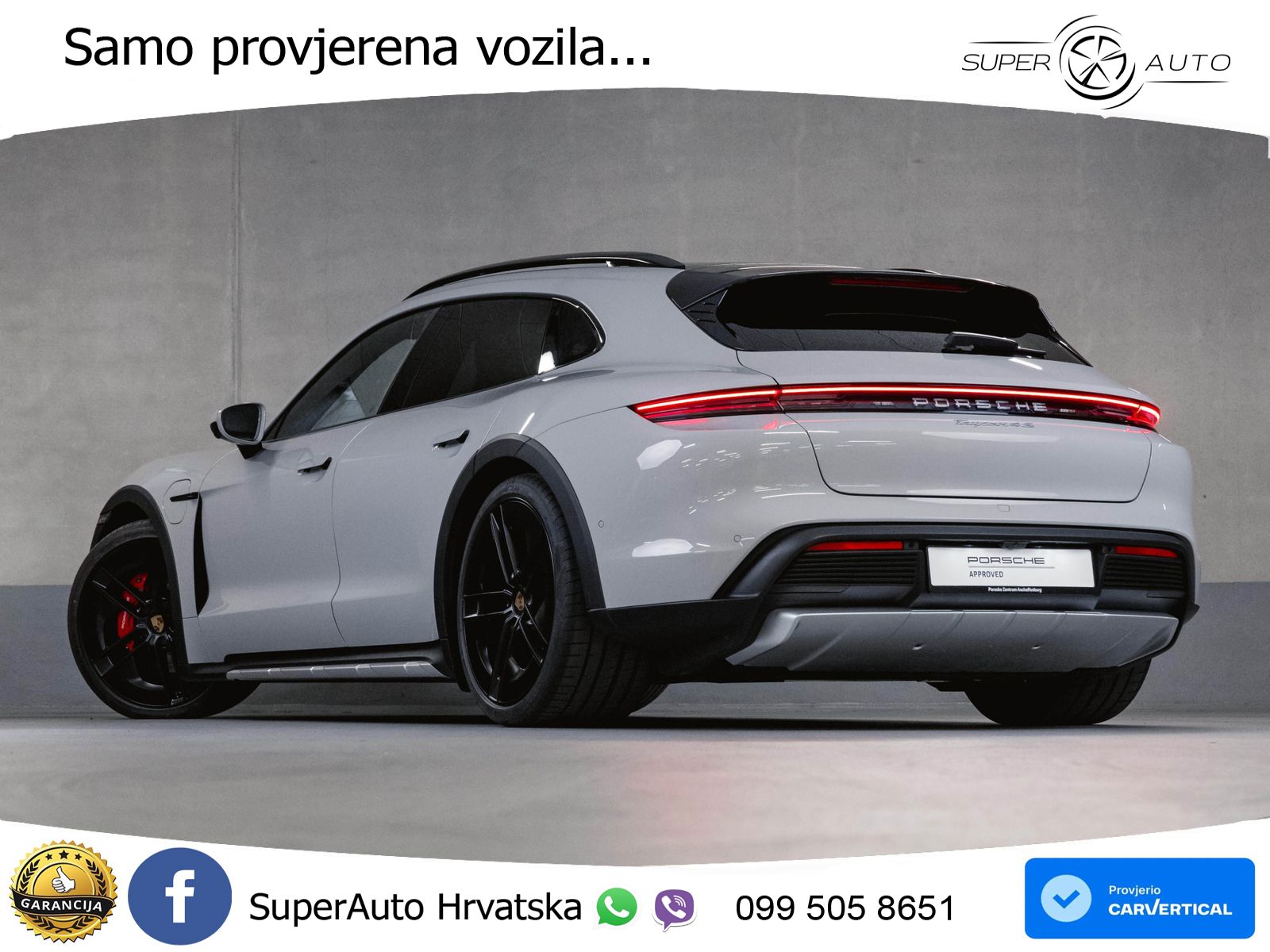 Porsche Taycan Cross Turismo 4S 105 kWh (598 KS)