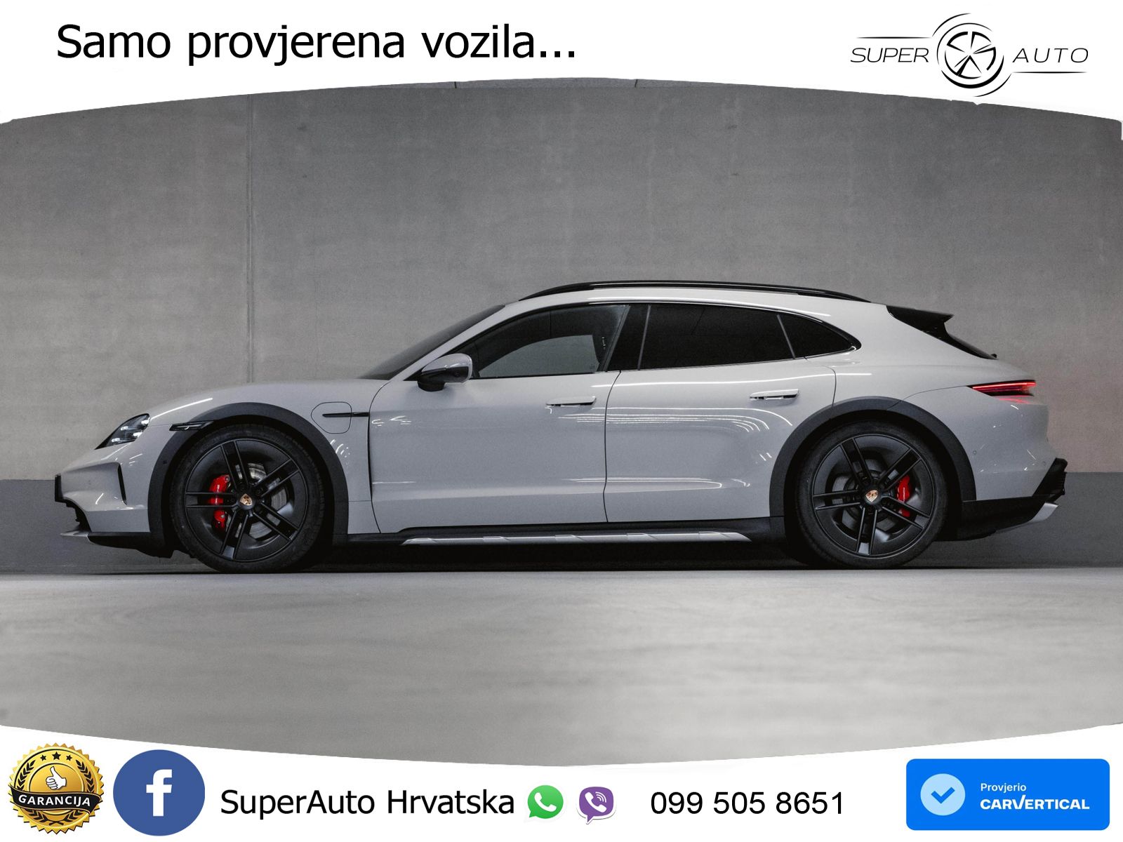 Porsche Taycan Cross Turismo 4S 105 kWh (598 KS)