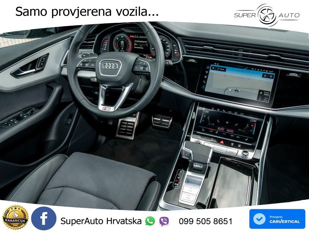 Audi Q8 50 TDI V6 (286 KS) quattro Tiptronic S line LED+GR SJED+ACC