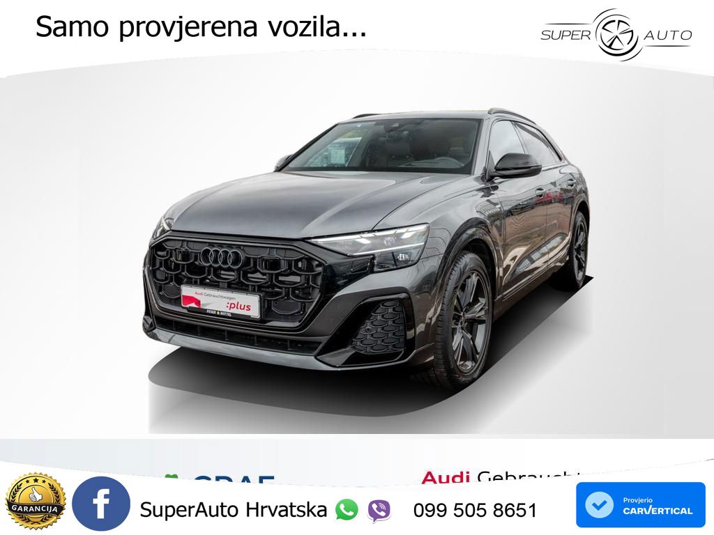 Audi Q8 50 TDI V6 (286 KS) quattro Tiptronic S line LED+GR SJED+ACC