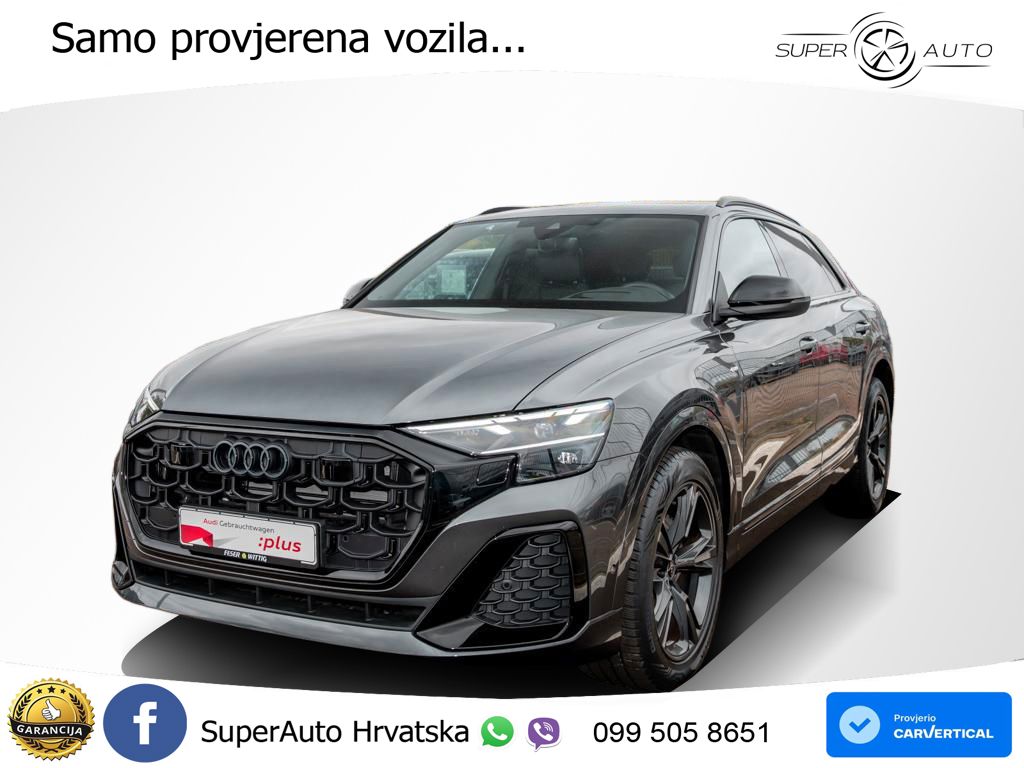 Audi Q8 50 TDI V6 (286 KS) quattro Tiptronic S line LED+GR SJED+ACC