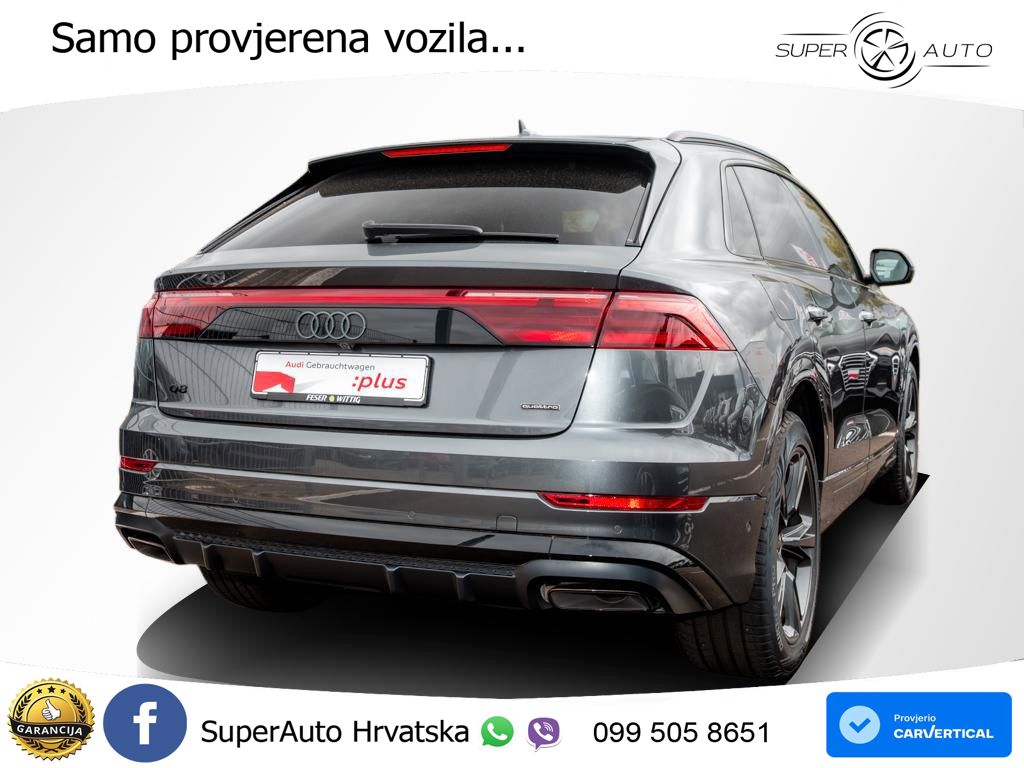 Audi Q8 50 TDI V6 (286 KS) quattro Tiptronic S line LED+GR SJED+ACC