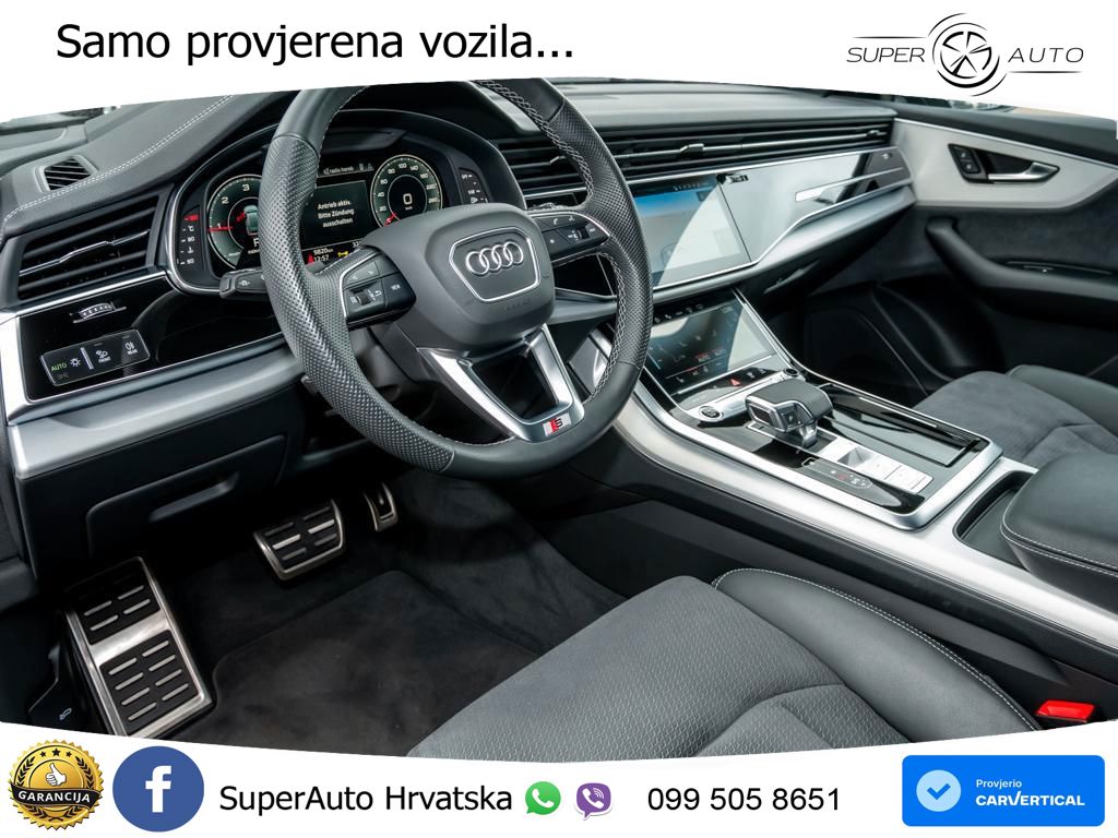 Audi Q8 50 TDI V6 (286 KS) quattro Tiptronic S line LED+GR SJED+ACC