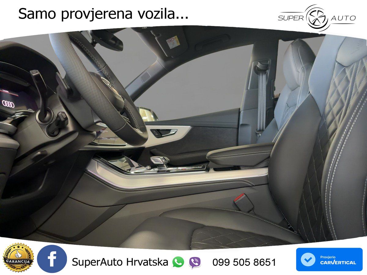 Audi Q8 50 TDI V6 (286 KS) quattro Tiptronic S line LED+GR SJED+ACC