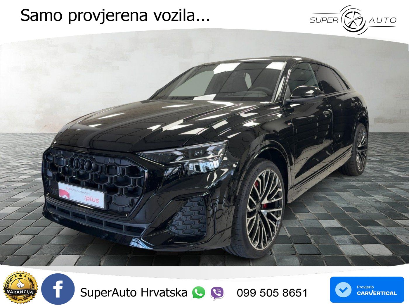 Audi Q8 50 TDI V6 (286 KS) quattro Tiptronic S line LED+GR SJED+ACC