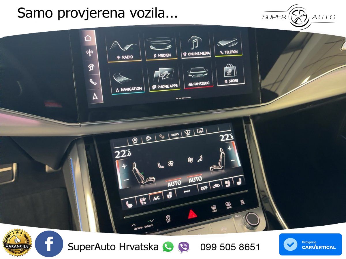 Audi Q8 50 TDI V6 (286 KS) quattro Tiptronic S line LED+GR SJED+ACC