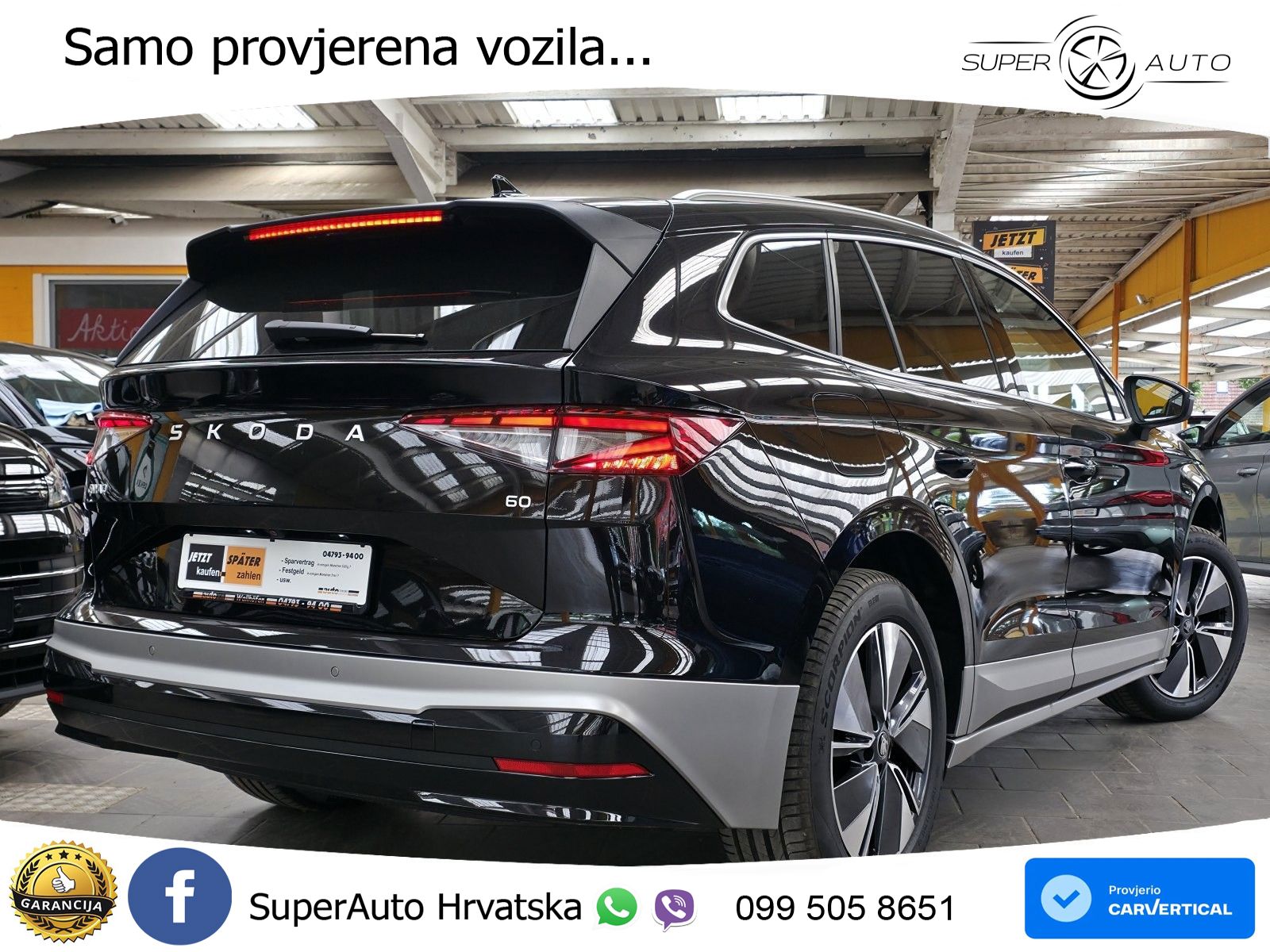 Škoda Enyaq 60 63 kWh (204 KS) LED+GR SJED+ACC
