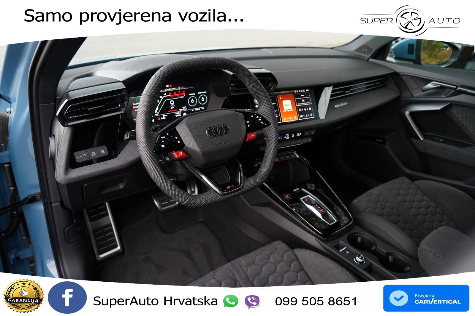 Audi RS3 Sportback 2.5 TFSI (400 KS) quattro S tronic LED+GR SJED+ACC