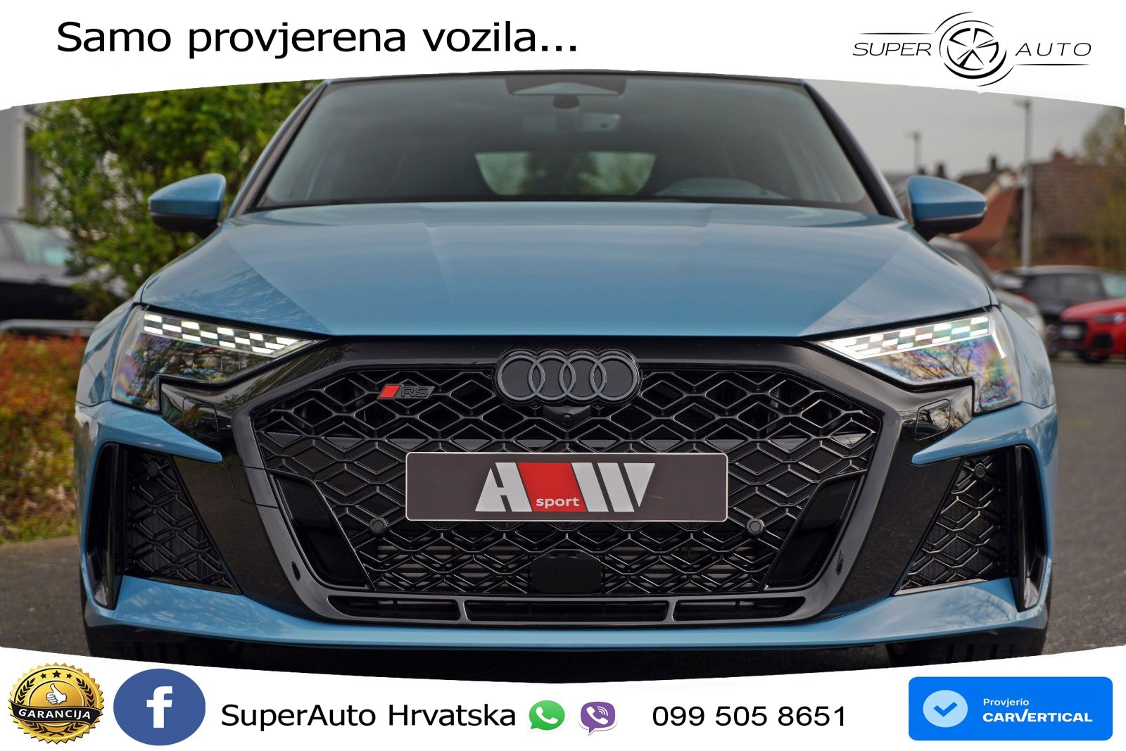 Audi RS3 Sportback 2.5 TFSI (400 KS) quattro S tronic LED+GR SJED+ACC