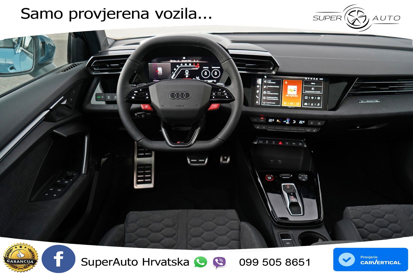Audi RS3 Sportback 2.5 TFSI (400 KS) quattro S tronic LED+GR SJED+ACC