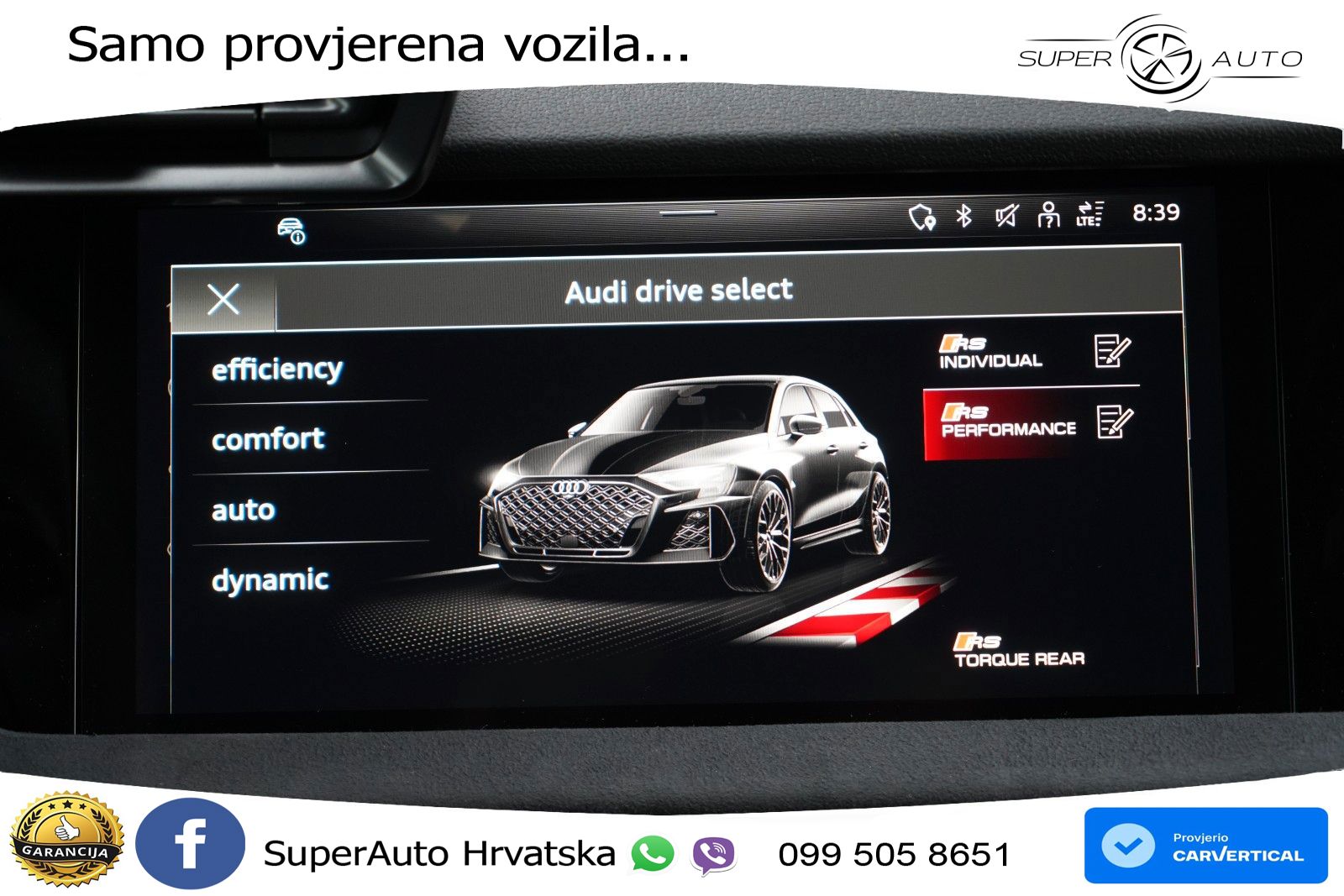 Audi RS3 Sportback 2.5 TFSI (400 KS) quattro S tronic LED+GR SJED+ACC