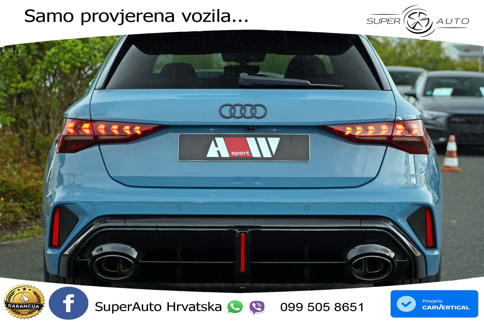 Audi RS3 Sportback 2.5 TFSI (400 KS) quattro S tronic LED+GR SJED+ACC