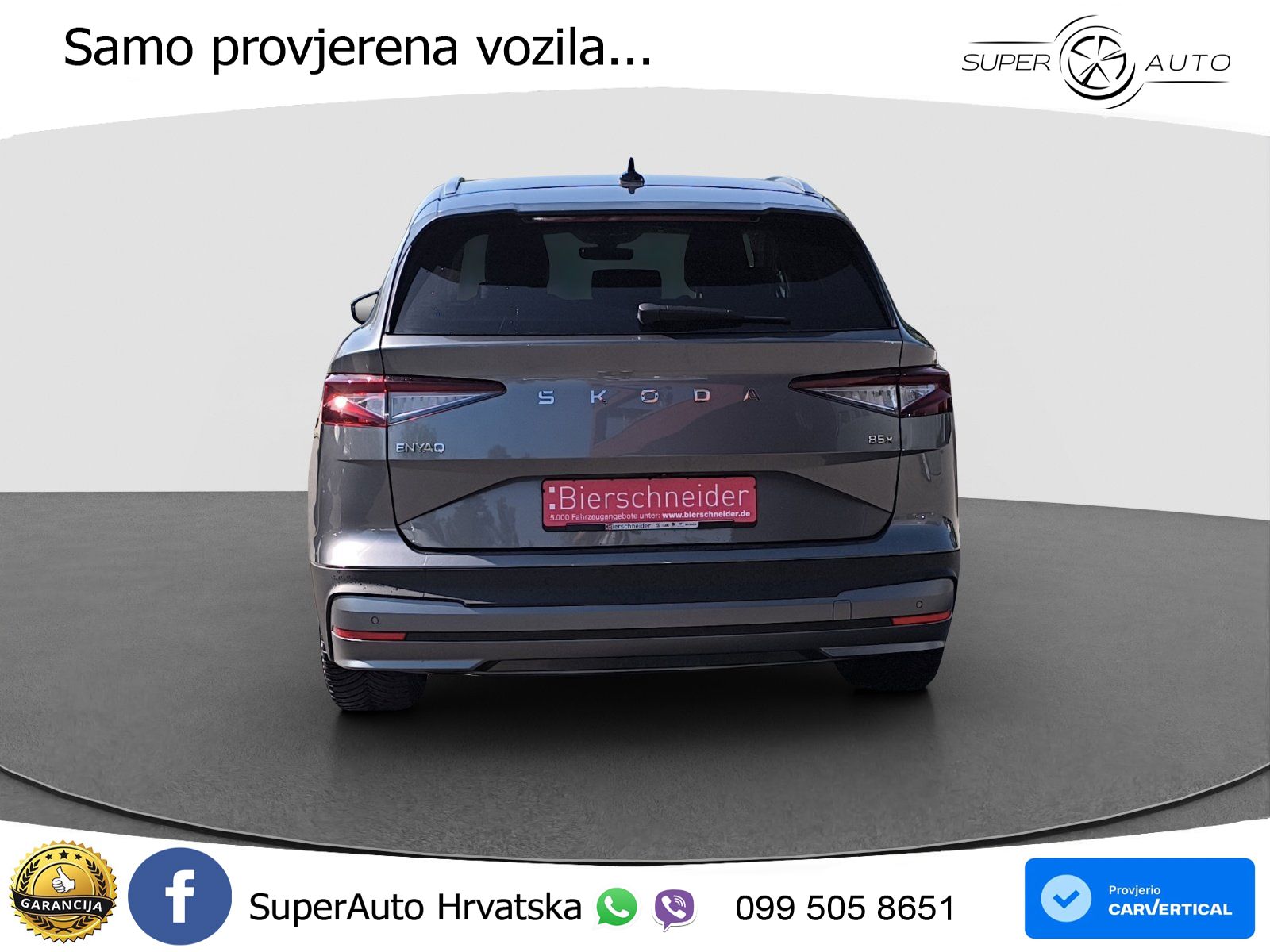 Škoda Enyaq iV 85x 82 kWh (286 KS) AWD