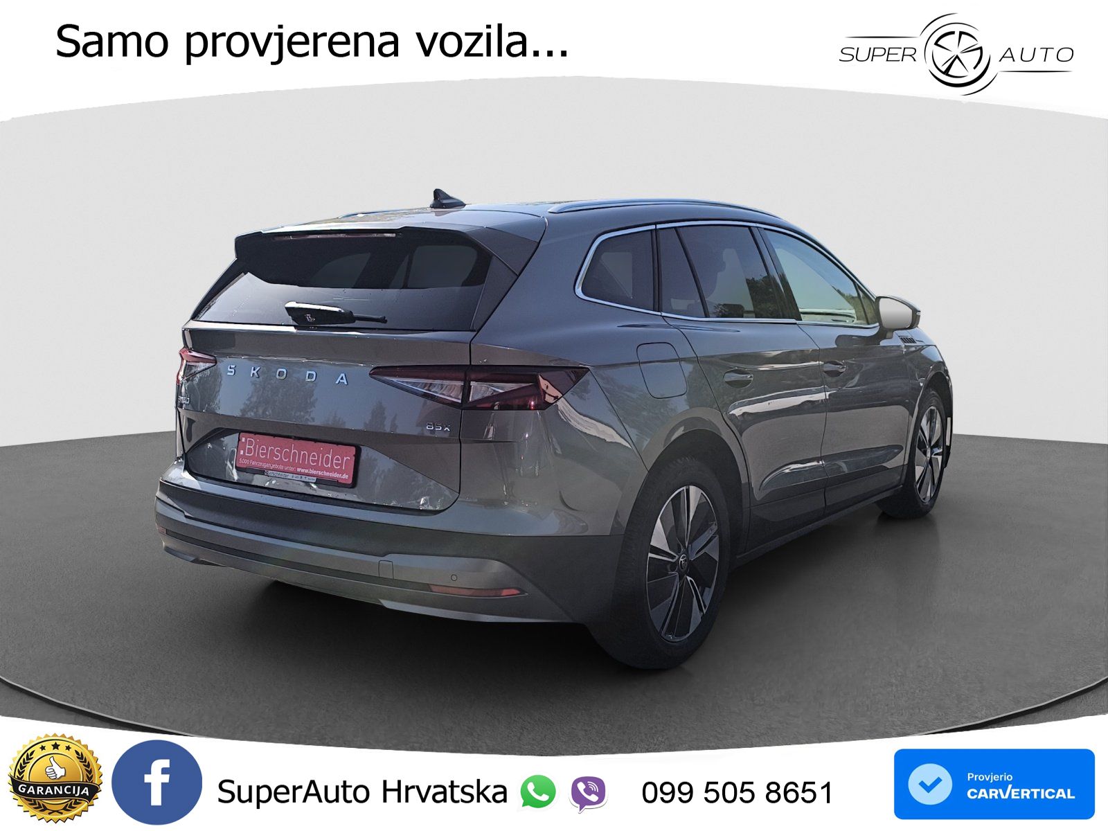 Škoda Enyaq iV 85x 82 kWh (286 KS) AWD