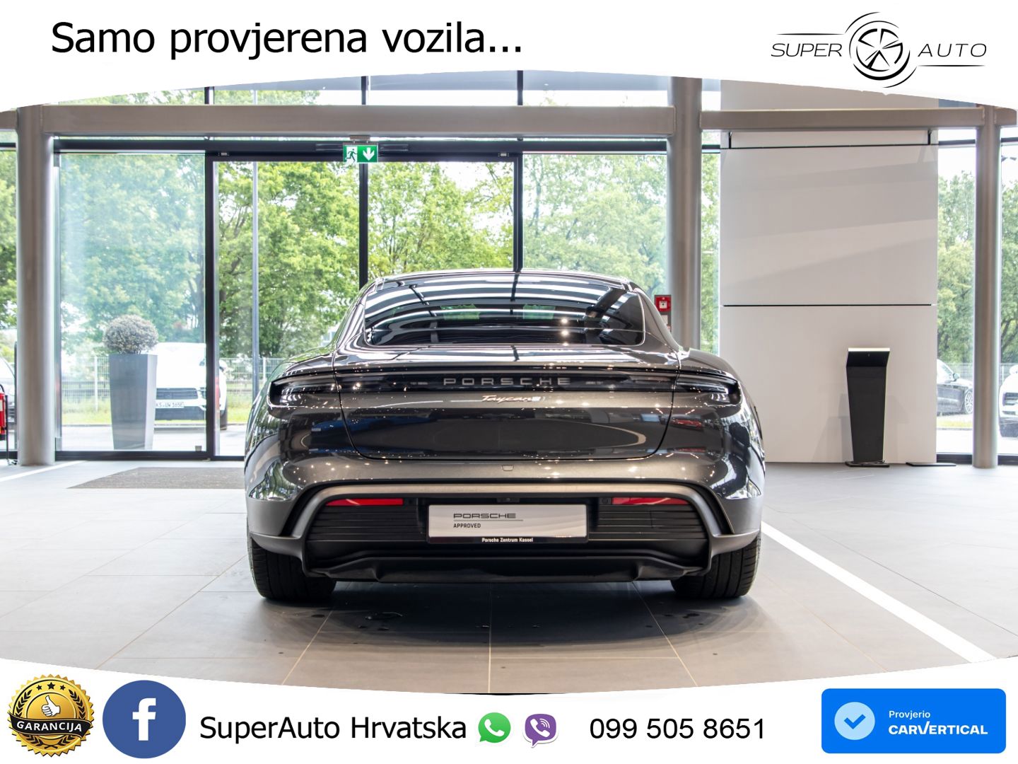 Porsce Tycan 105 kWh (435 KS)