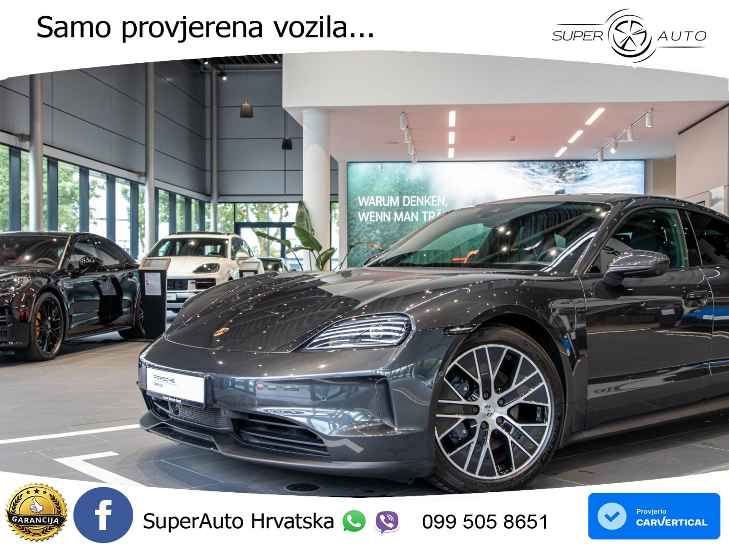 Porsce Tycan 105 kWh (435 KS)
