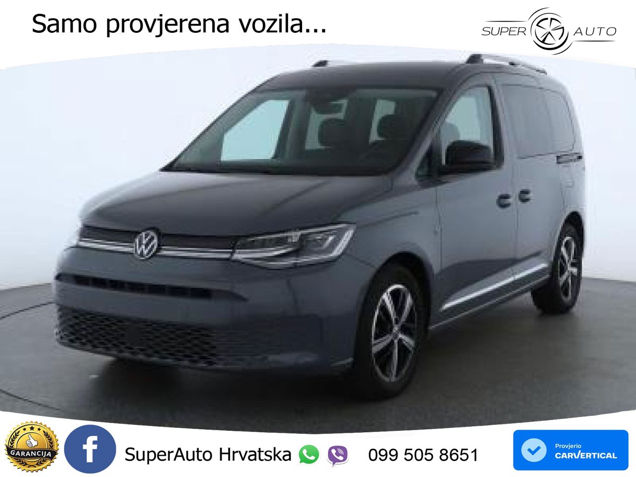 VW Caddy 122 KS LED+GR SJED+ACC
