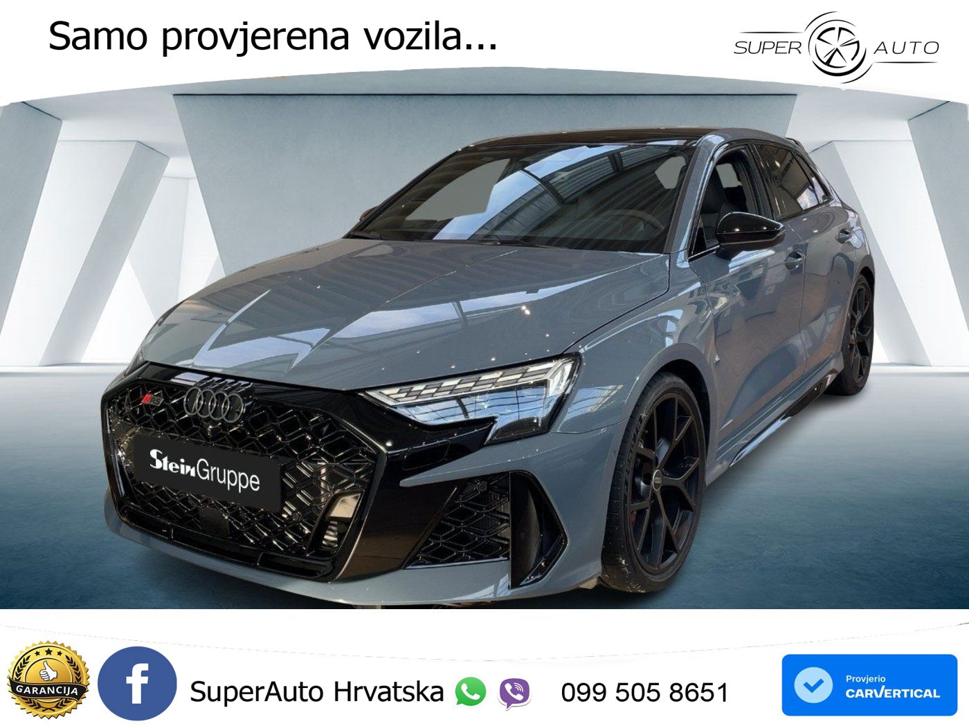 Audi RS3 Sedan 2.5 TFSI (400 KS) quattro S tronic LED+GR SJED+ACC