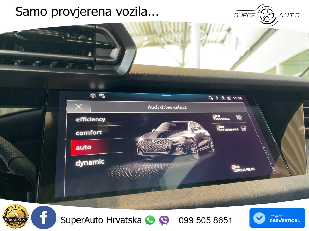 Audi RS3 Sedan 2.5 TFSI (400 KS) quattro S tronic LED+GR SJED+ACC