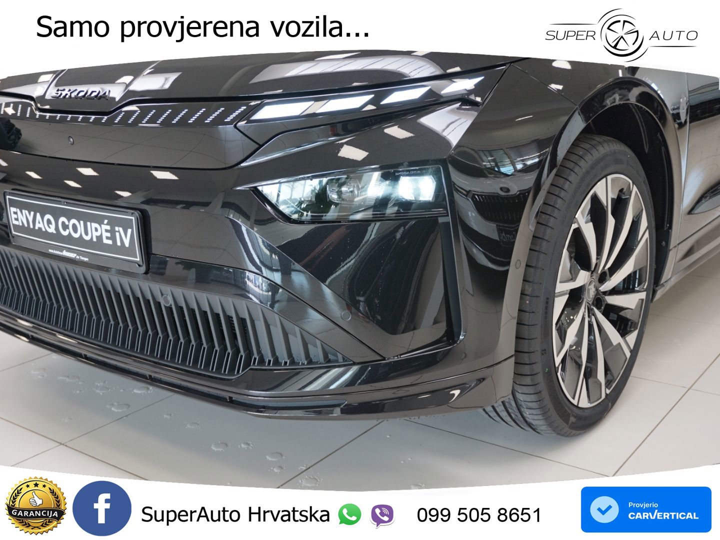 Škoda Enyaq Coupe iV 85 82 kWh (286 KS) SportLine LED+GR SJED+ACC