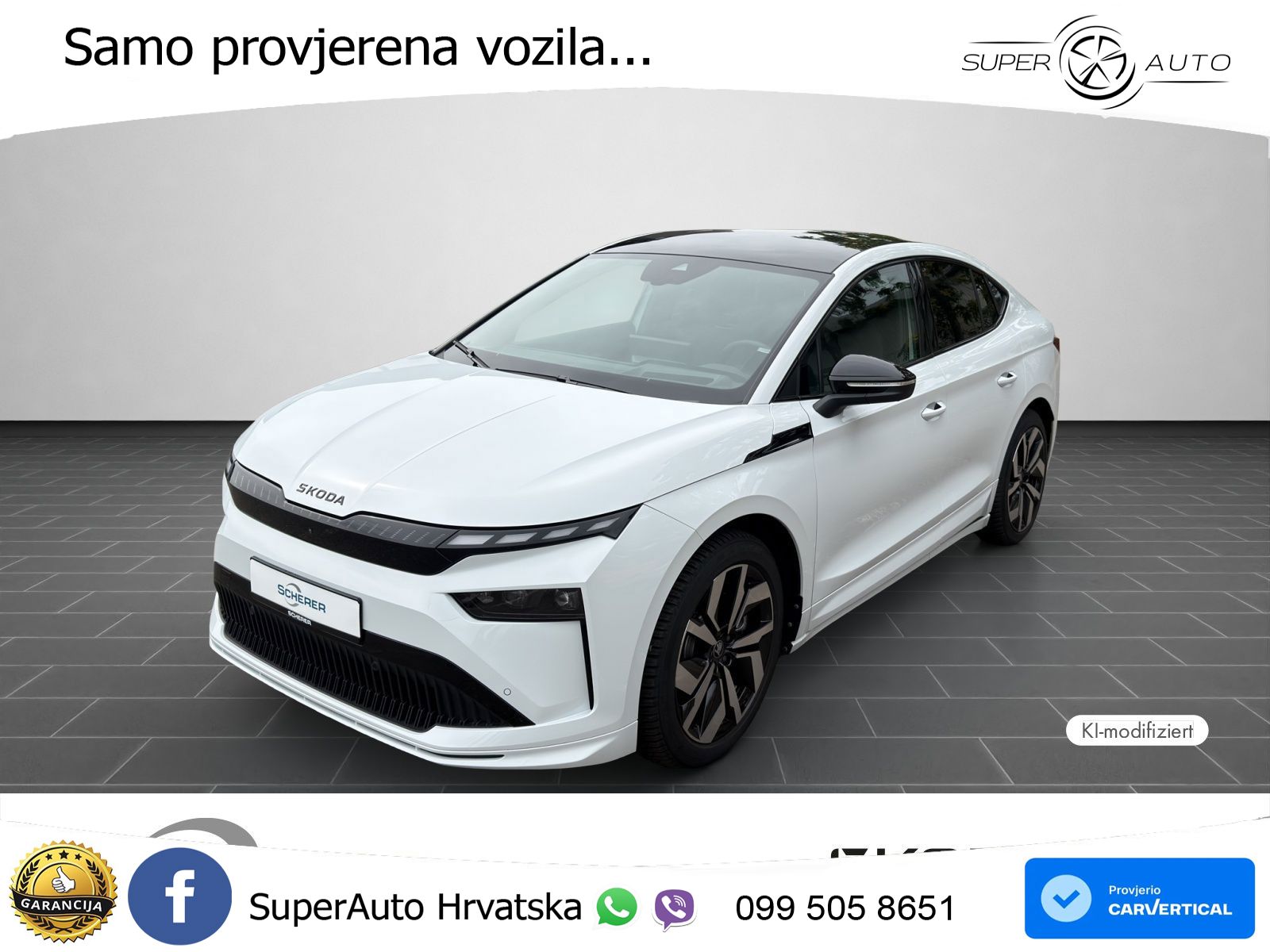 Škoda Enyaq Coupe iV 85 82 kWh (286 KS) SportLine LED+GR SJED+ACC