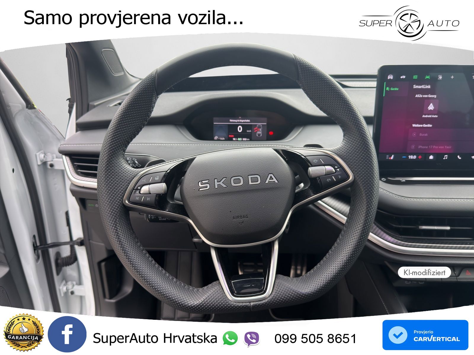 Škoda Enyaq Coupe iV 85 82 kWh (286 KS) SportLine LED+GR SJED+ACC