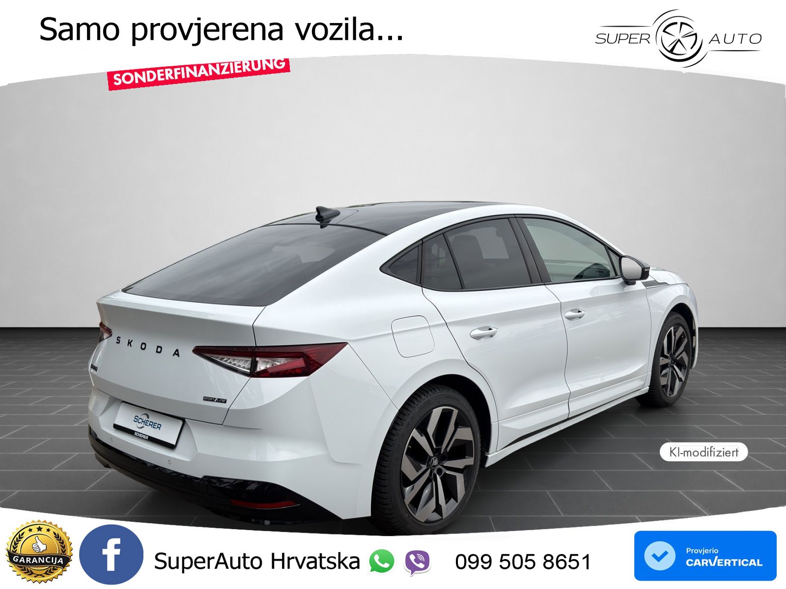Škoda Enyaq Coupe iV 85 82 kWh (286 KS) SportLine LED+GR SJED+ACC