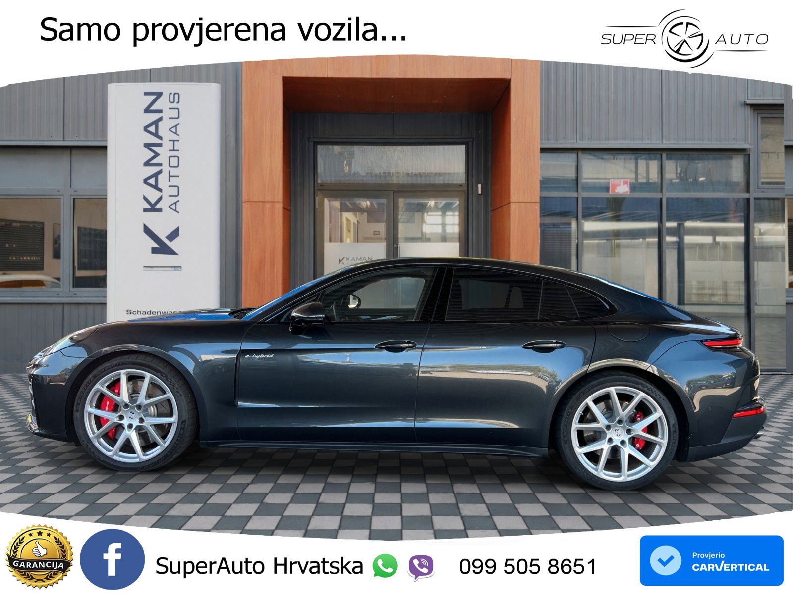 Porsche Panamera 4S 2.9 V6 (544 KS) E-Hybrid PDK ACC+HEAD+4xGR SJED+360+PANO