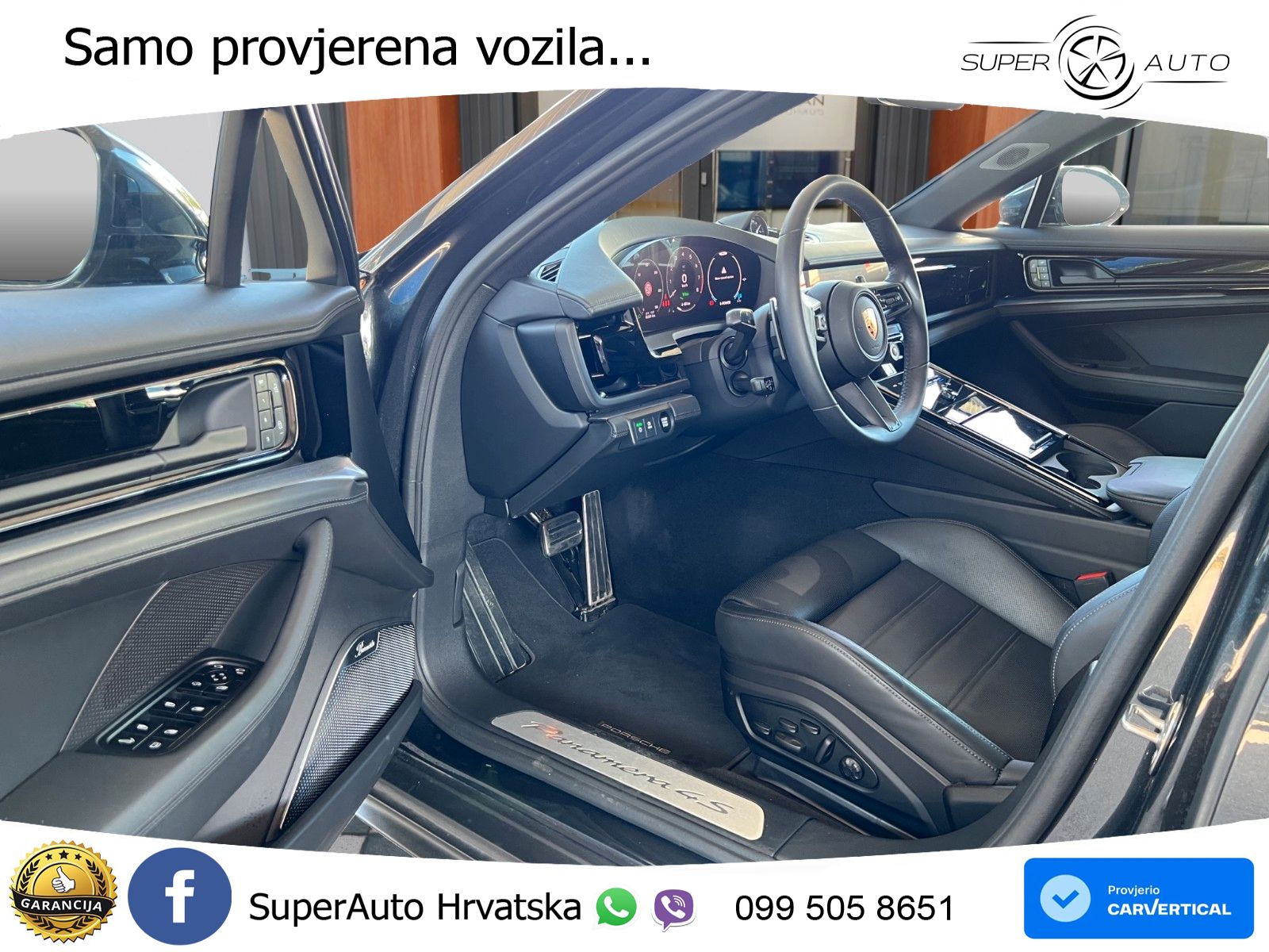 Porsche Panamera 4S 2.9 V6 (544 KS) E-Hybrid PDK ACC+HEAD+4xGR SJED+360+PANO